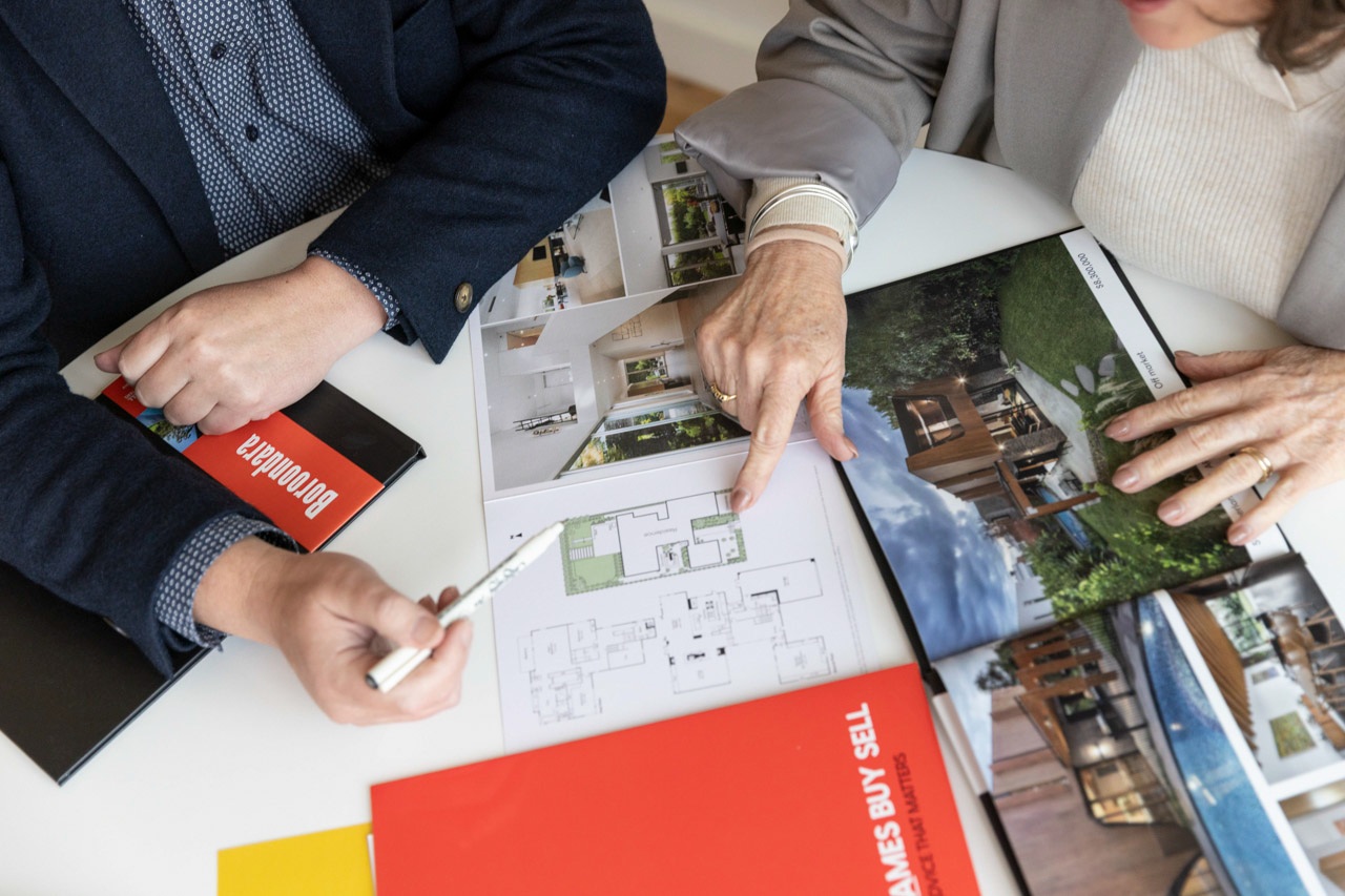 The James Buy Sell team at work
